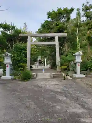 天津神明宮の鳥居