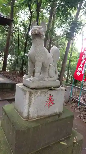 春日部稲荷神社の狛犬