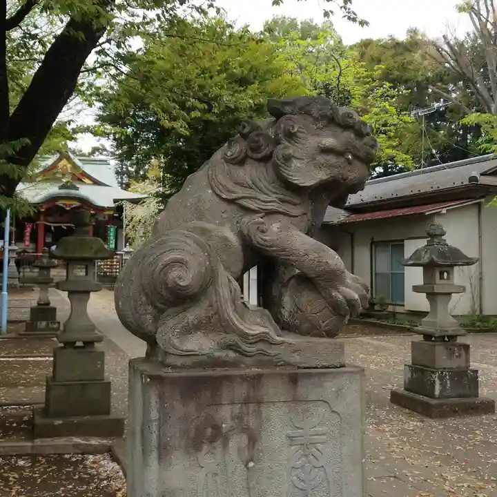 山王稲穂神社の狛犬