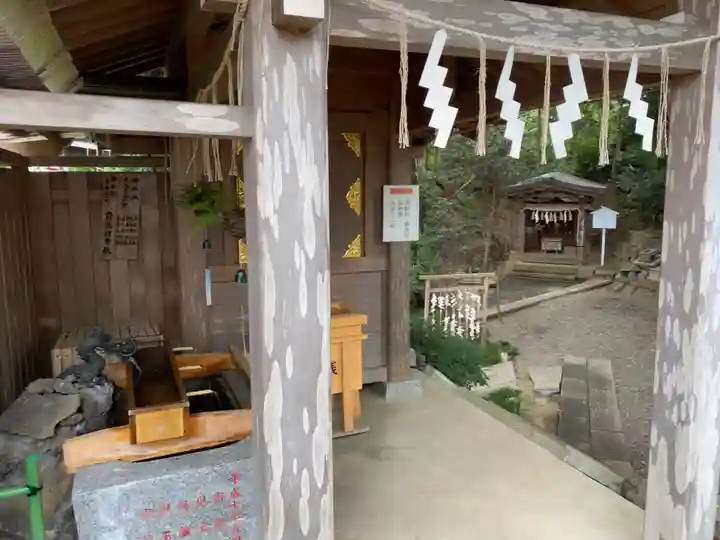 鶴峯八幡宮の手水舎