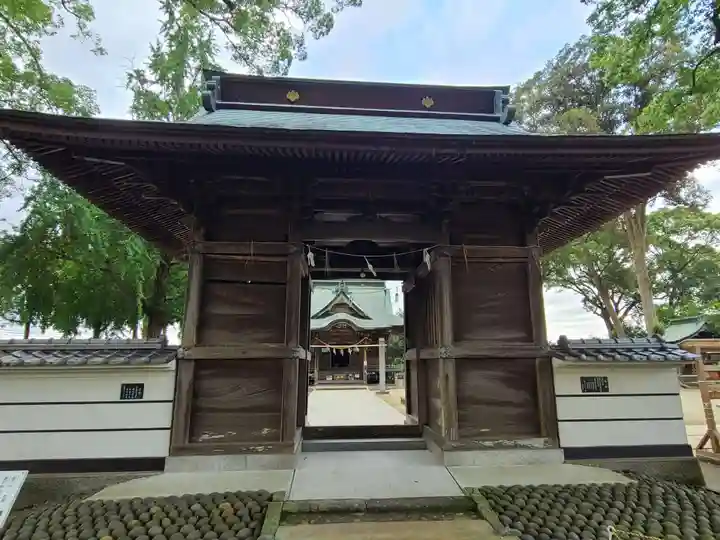 溝口竃門神社の山門・神門