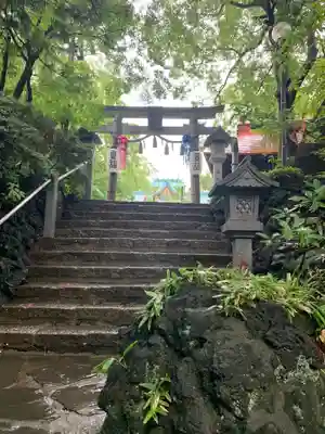 多摩川浅間神社の鳥居