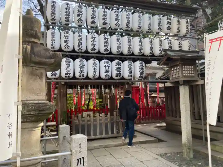 下谷神社の手水舎