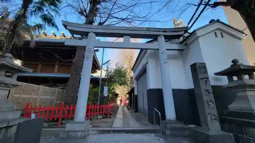 下谷神社の鳥居
