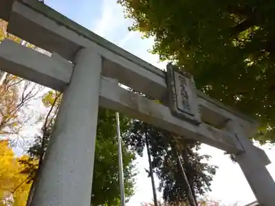 弥生神社の鳥居