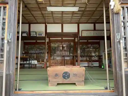 鹿島神社の本殿・本堂