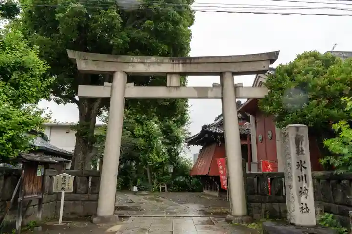 麻布氷川神社の鳥居