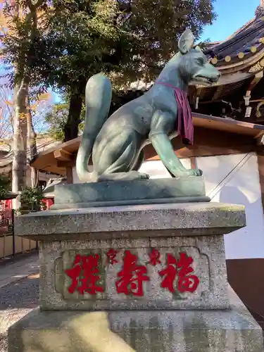 豊川稲荷東京別院の狛犬