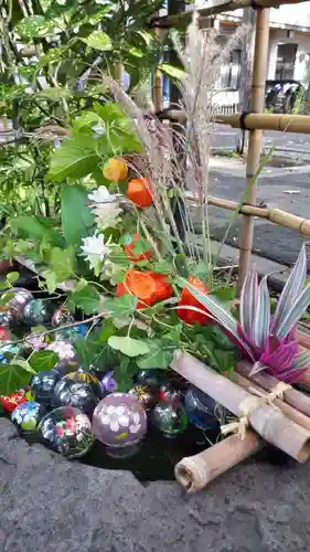 新琴似神社の手水