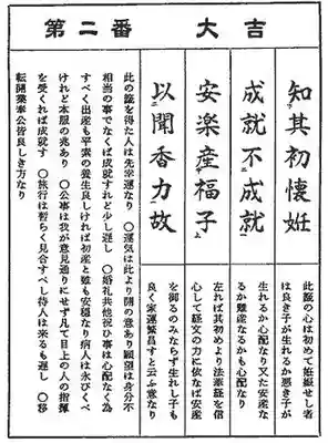 長國寺のおみくじ