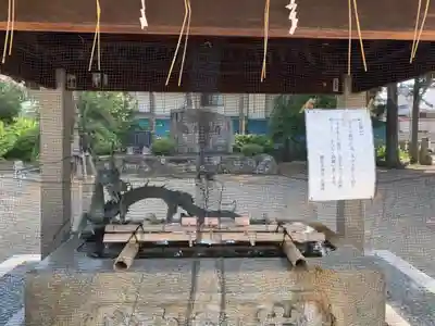 總社大神宮の手水舎