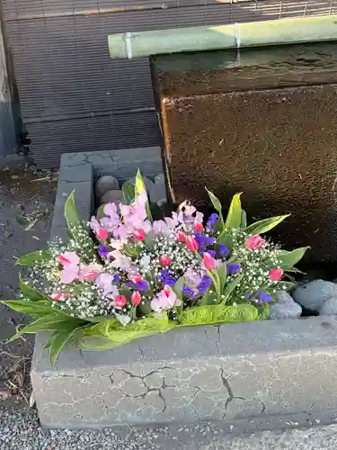 上尾御嶽神社の手水舎