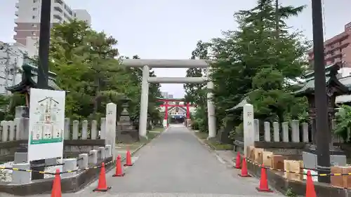 善知鳥神社の鳥居