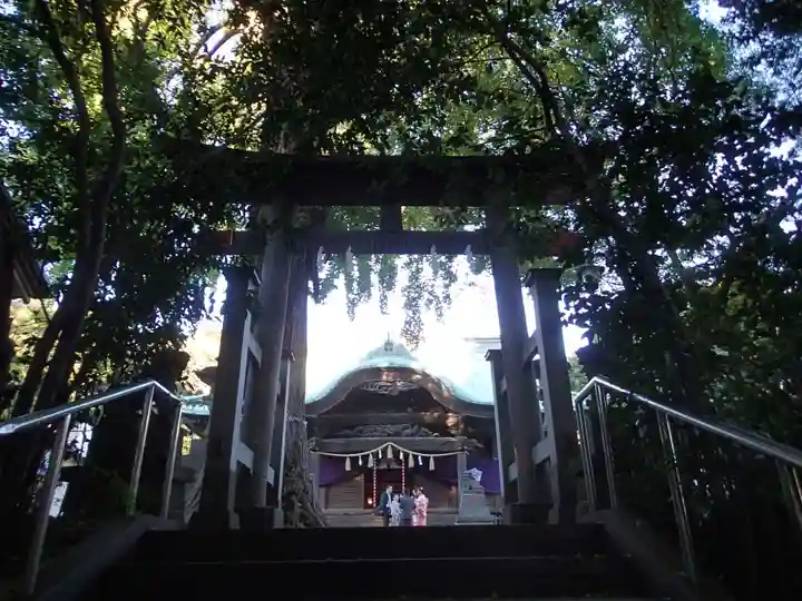 下総国三山 二宮神社の鳥居