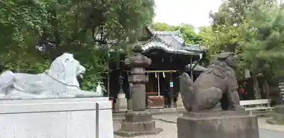 三囲神社の狛犬
