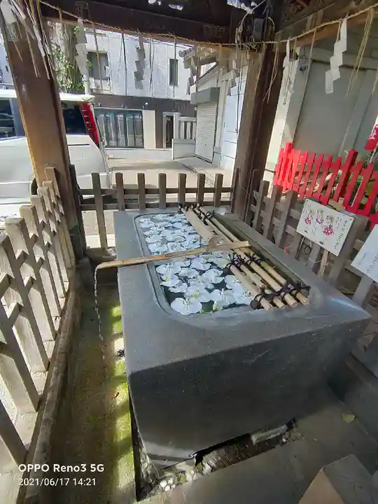 下谷神社の手水舎