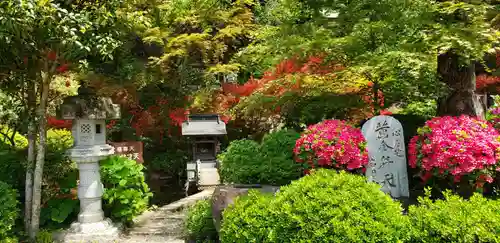 岩角山 岩角寺の庭園