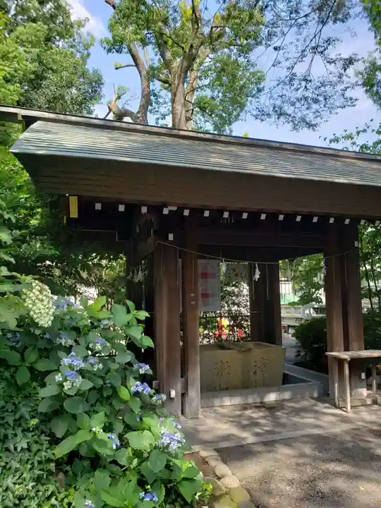 阿佐ヶ谷神明宮の手水舎
