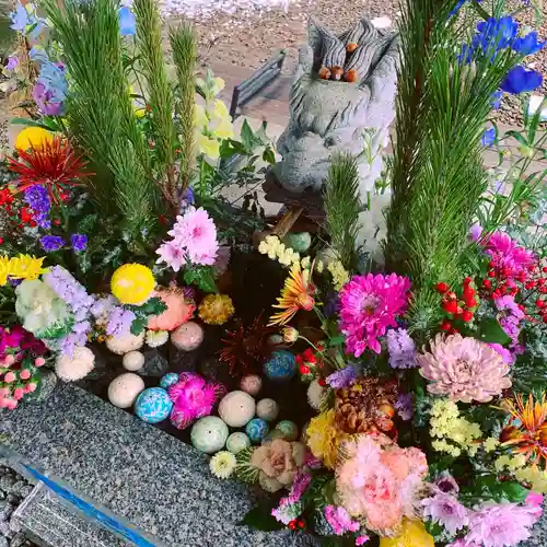 滑川神社 - 仕事と子どもの守り神の手水