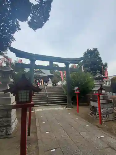 一瓶塚稲荷神社の鳥居