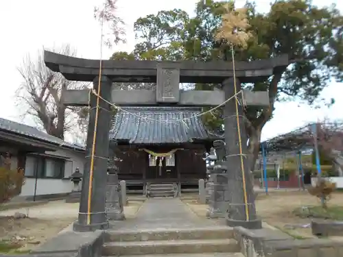 梅田菅原神社の鳥居