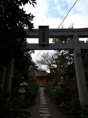 蓮田東照宮の鳥居