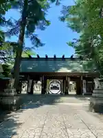 帯廣神社の山門・神門