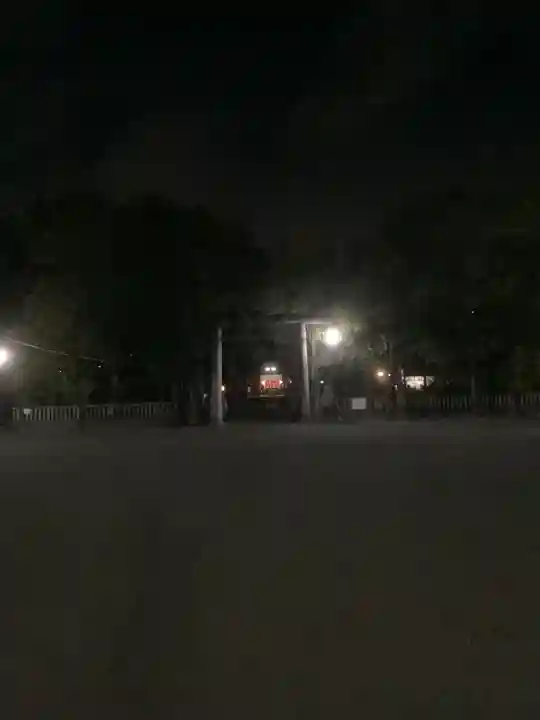 溝旗神社(肇國神社)の鳥居