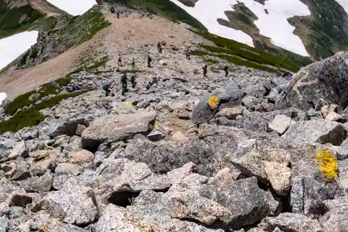 雄山神社峰本社の景色