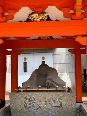 穴八幡宮の手水舎