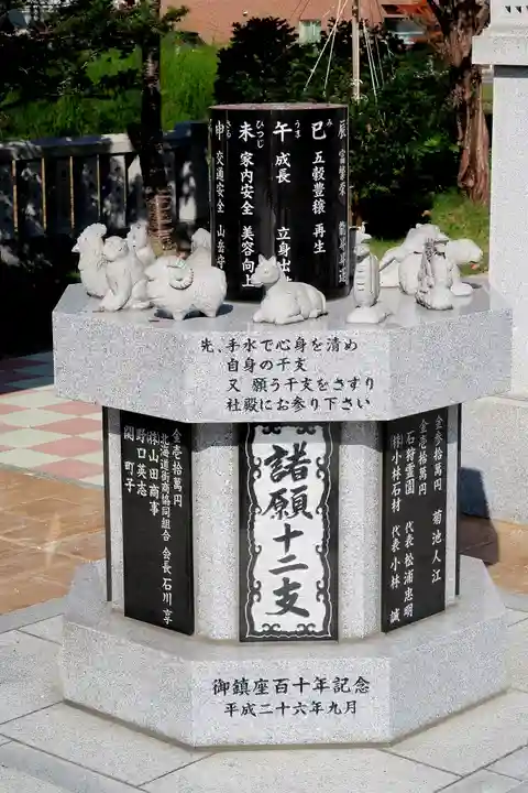 新川皇大神社の像
