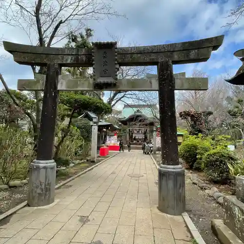 江島神社の鳥居