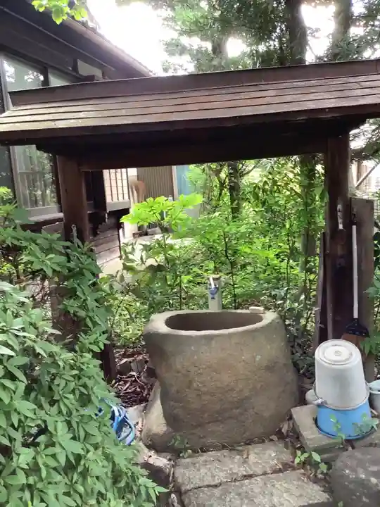 行者寺の手水舎