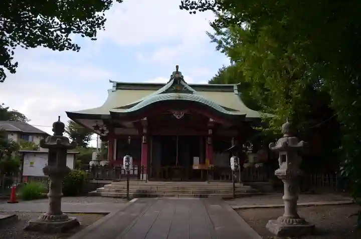 市谷亀岡八幡宮の本殿・本堂