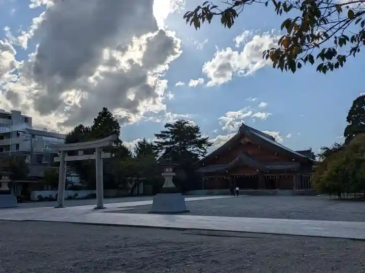富山縣護國神社の本殿・本堂