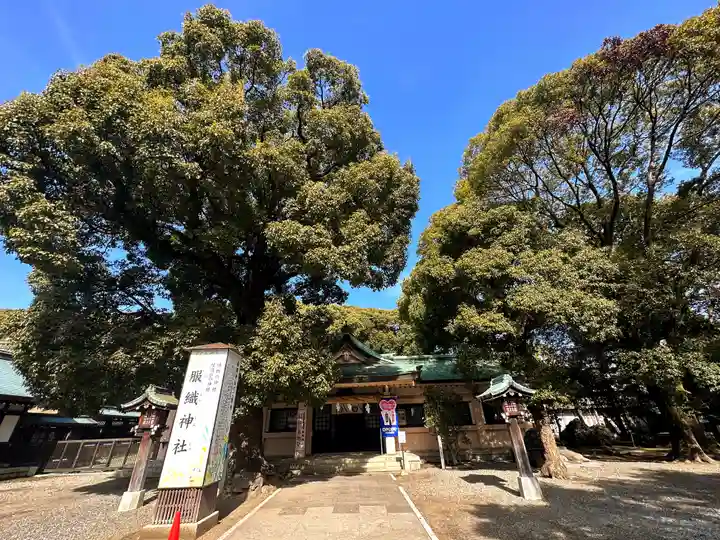 服織神社(真清田神社境内社)の自然
