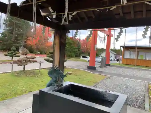 美瑛神社の手水