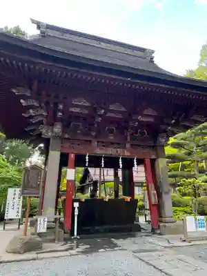 北口本宮冨士浅間神社の手水舎