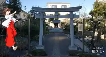 川端稲荷神社の鳥居