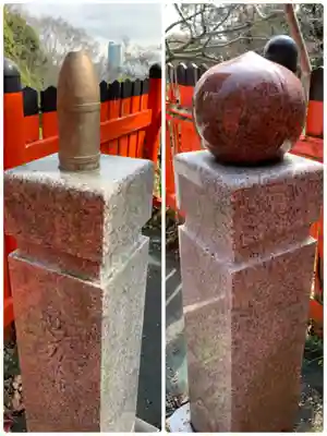 諏訪神社・諏訪山稲荷神社の像