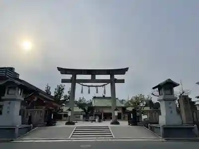 難波大社 生國魂神社の鳥居