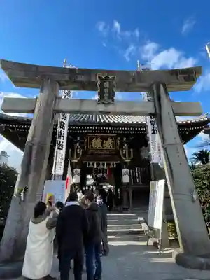 櫛田神社の鳥居
