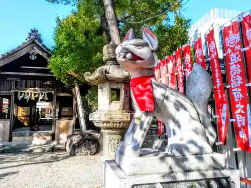 稲荷社（道徳稲荷神社）の狛犬