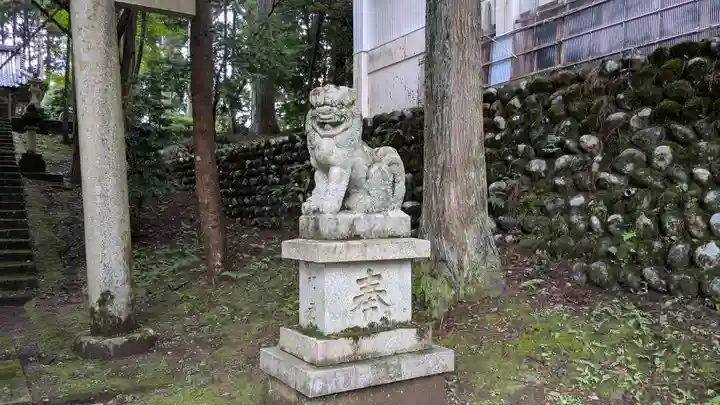 白山神社の狛犬