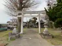 中里八坂神社の鳥居