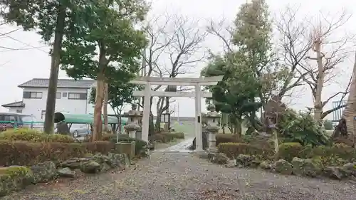 花守愛鷹神社の鳥居