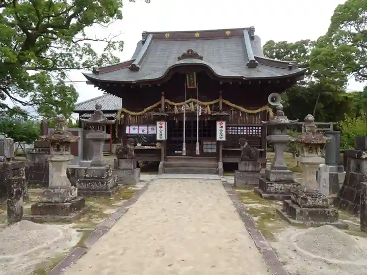 蛎久天満宮の本殿・本堂