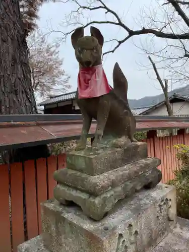 竹中稲荷神社（吉田神社末社）の狛犬