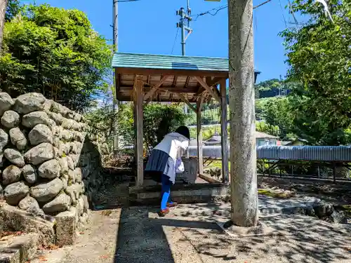 菊川神社の手水舎
