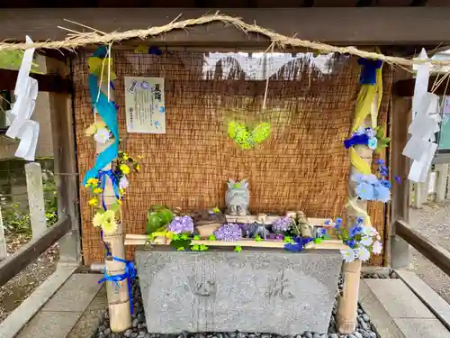 玉田神社の手水舎